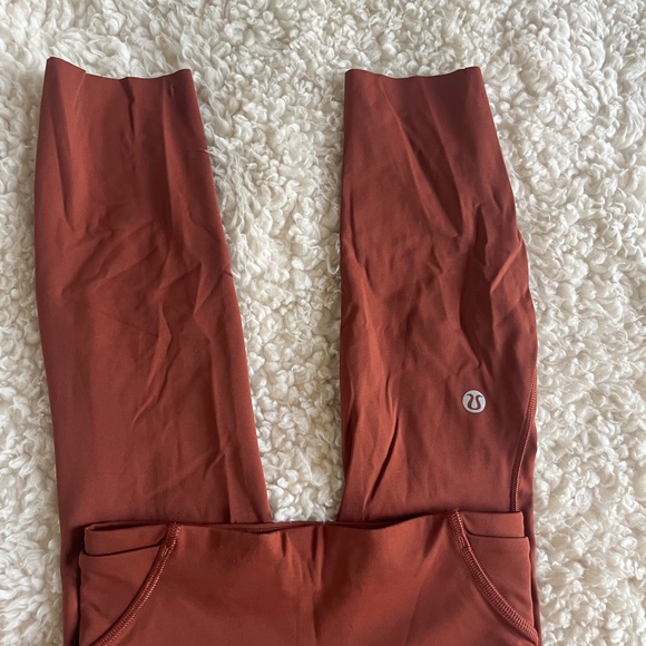 Lululemon Athletica Fast n Free 25” High-Waisted Leggings Size 0 Copper Brown - Picture 4 of 7